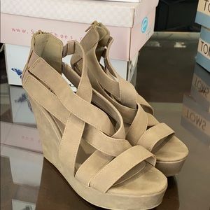 chinese laundry white heels